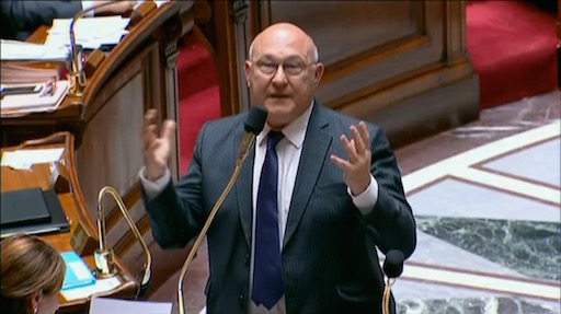 Michel Sapin in French National Assembly