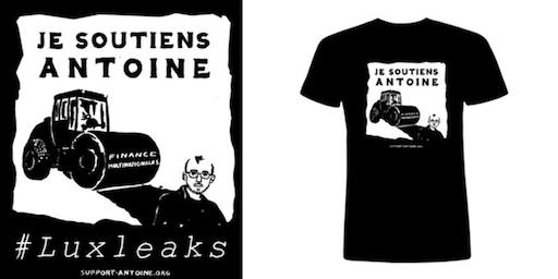 T-shirts “Je soutiens Antoine”