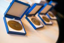 The European Citizen's Prize 2015 medals